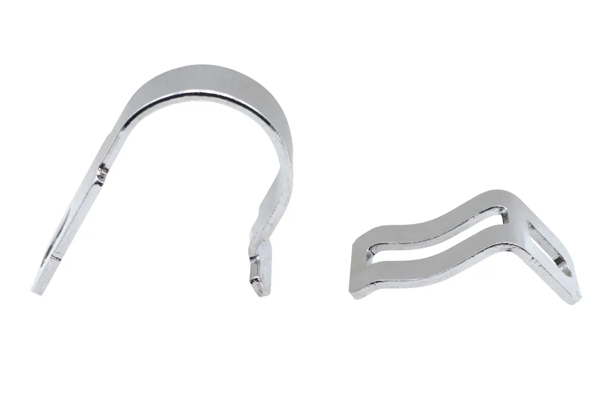 Hinged Exhaust Clamp Chrome - V-Twin Mfg. 1