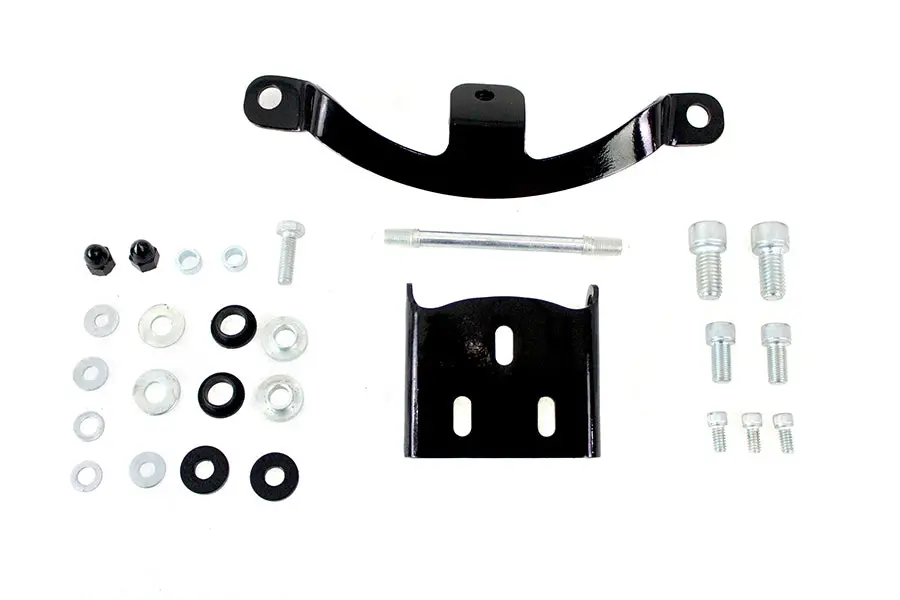 Solo Seat Solid Mount Kit Black - V-Twin Mfg. 1