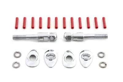 Turn Signal Relocation Kit Chrome - V-Twin Mfg. 1