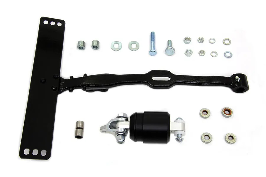 Black Seat Tee With Shock Kit - V-Twin Mfg. 1