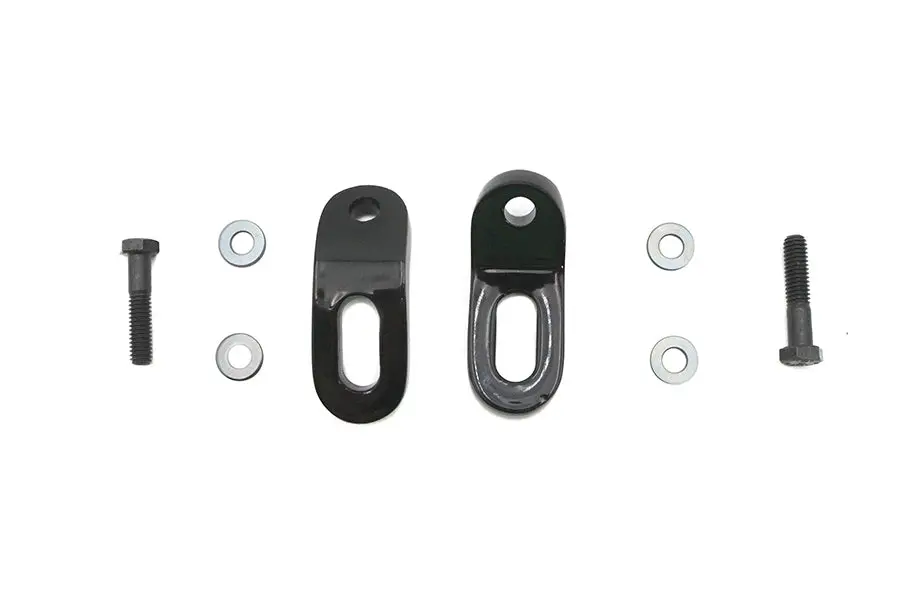 Wyatt Gatling Tie Down Anchor Set Black - V-Twin Mfg. 1
