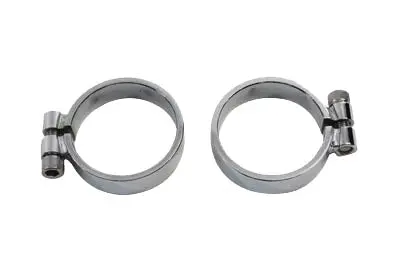 Chrome Allen Type Exhaust Clamp Set - V-Twin Mfg. 1