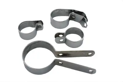 Chrome Exhaust Clamp Kit - V-Twin Mfg. 1