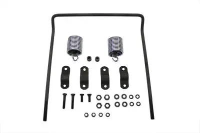 Black Auxiliary Seat Spring Kit - V-Twin Mfg. 1