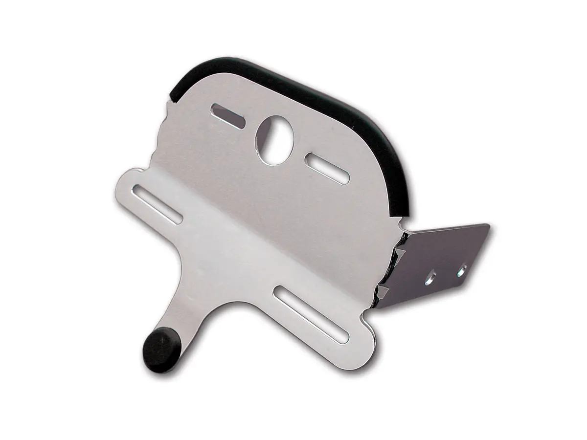 Chrome Deco Tail Lamp Mount Bracket - V-Twin Mfg. 1