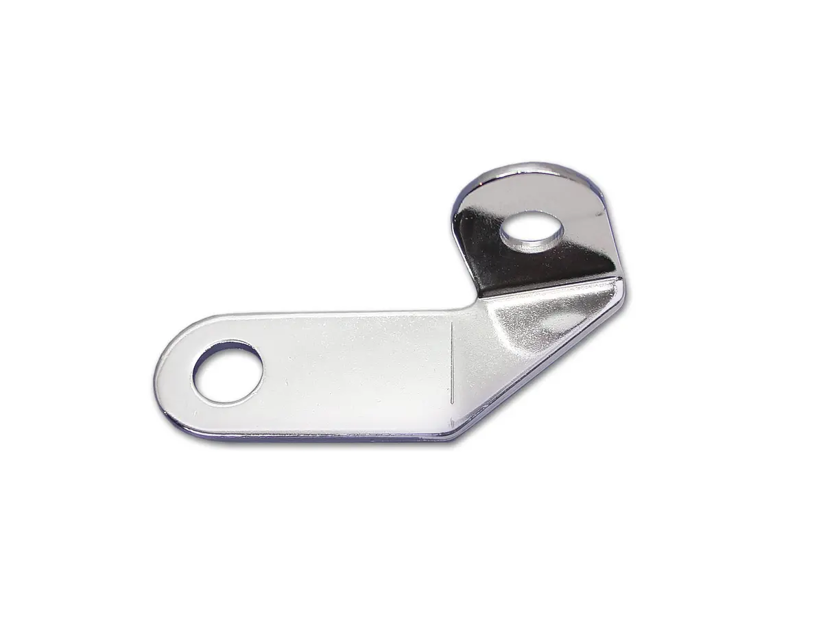 Chrome Carburetor Choke Cable Bracket - V-Twin Mfg. 1