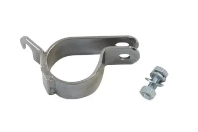 Rear Crossover Pipe Clamp Chrome - V-Twin Mfg. 1