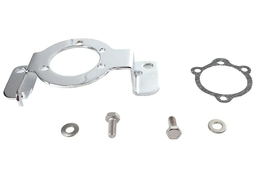 Air Cleaner Support Bracket Chrome - V-Twin Mfg. 1