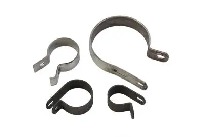 Parkerized Exhaust Clamp Kit - V-Twin Mfg. 1