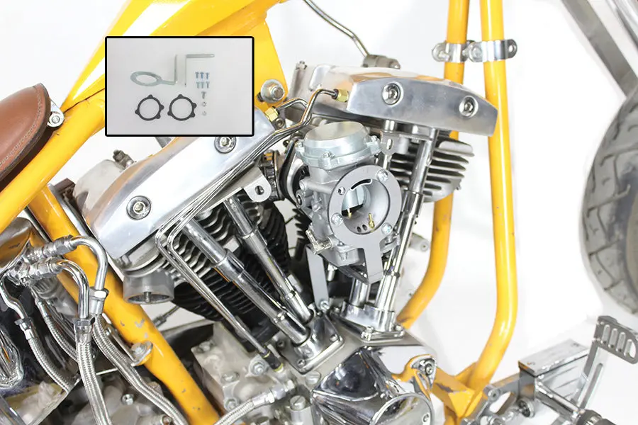 Cv Carburetor Support Kit Zinc Plated - V-Twin Mfg. 1