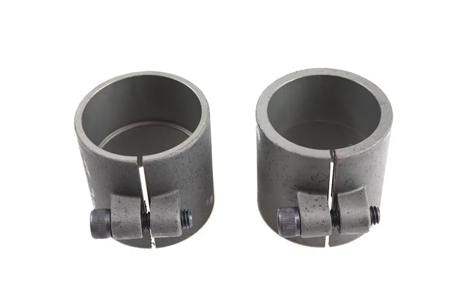 Parkerized 1-3/4 Inch Seamless Exhaust Clamp Set - V-Twin Mfg. 1