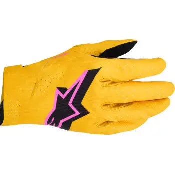 Alpinestars Supertech Mx Gloves - Gold/Black/Fluo Pink - Medium 3560526-5005-M 1