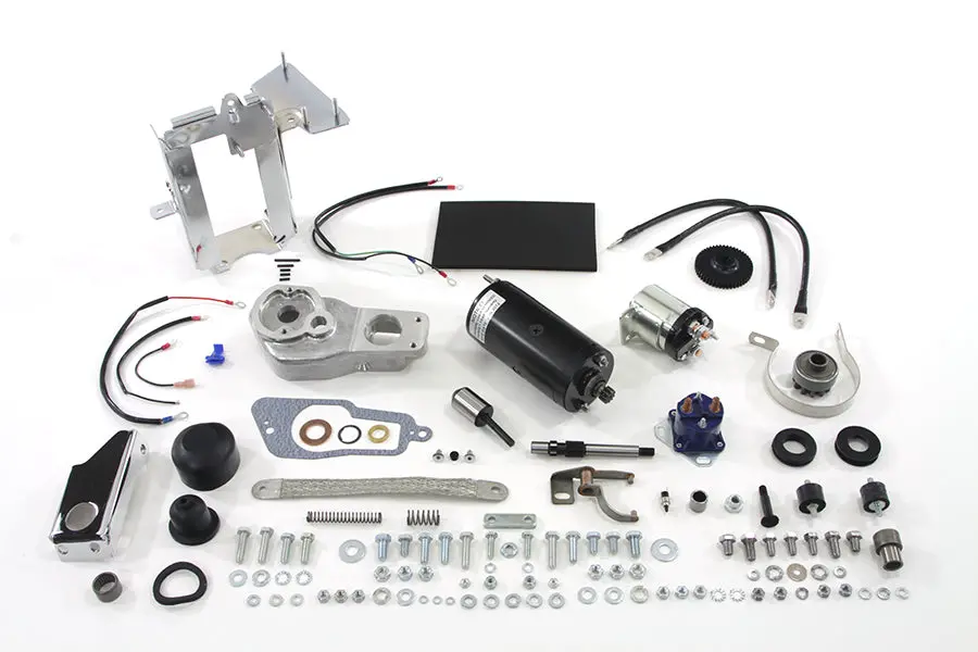 Prestolite Black Electric Starter Kit - V-Twin Mfg. 1