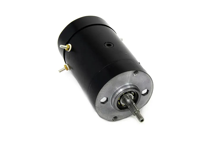 Black 6 Volt 2 Brush Generator - V-Twin Mfg. 1