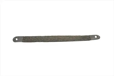 Battery Cable 9-1/2 Inch Braided Flat Negative - V-Twin Mfg. 1