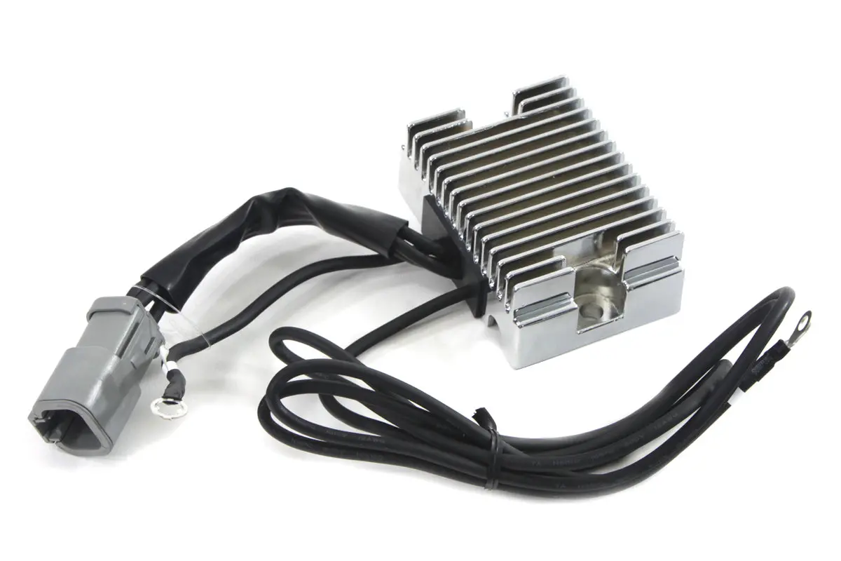 Regulator 38 Amp Chrome With Square Plug - V-Twin Mfg. 1