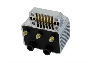 Volt Tech Chrome Single Fire Coil - V-Twin Mfg. 1