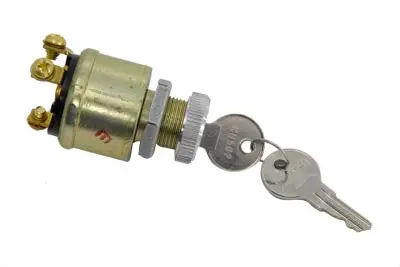 Universal 3 Position Ignition Key Switch - V-Twin Mfg. 1