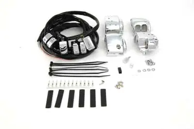 Chrome Switch Housing Kit - V-Twin Mfg. 1