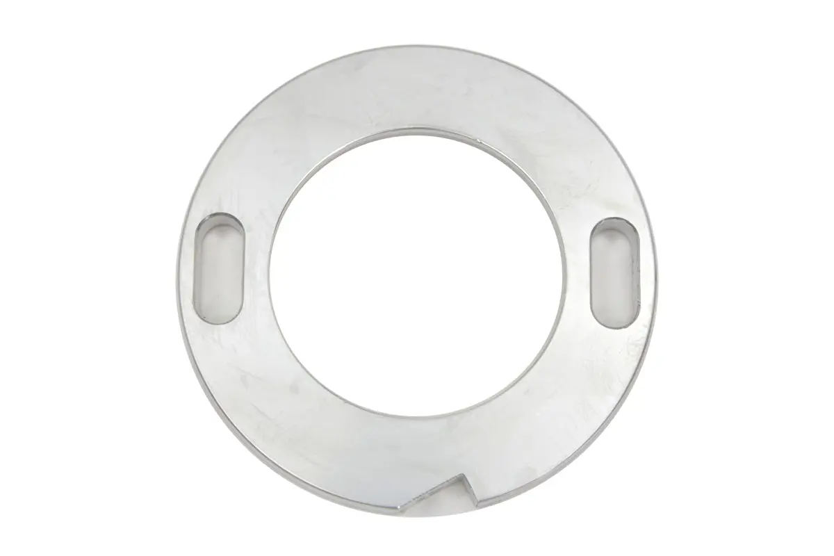 Cadmium Plated Magneto Advance Lower Adapter Plate - V-Twin Mfg. 1