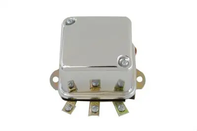 Chrome 6 Volt Mechanical Regulator - V-Twin Mfg. 1