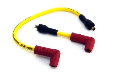 Accel Yellow 8.8Mm Spark Plug Wire Set - V-Twin Mfg. 1