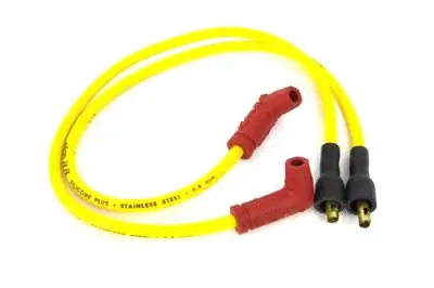 Accel Yellow 8.8Mm Spark Plug Wire Set - V-Twin Mfg. 1