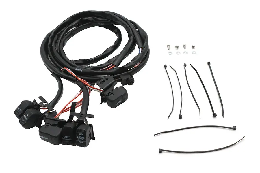 Black Handlebar Switch Kit - V-Twin Mfg. 1
