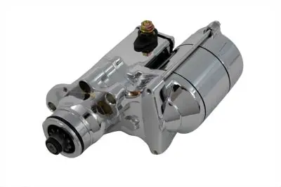 Volt Tech Starter Motor 1.4Kw Chrome - V-Twin Mfg. 1