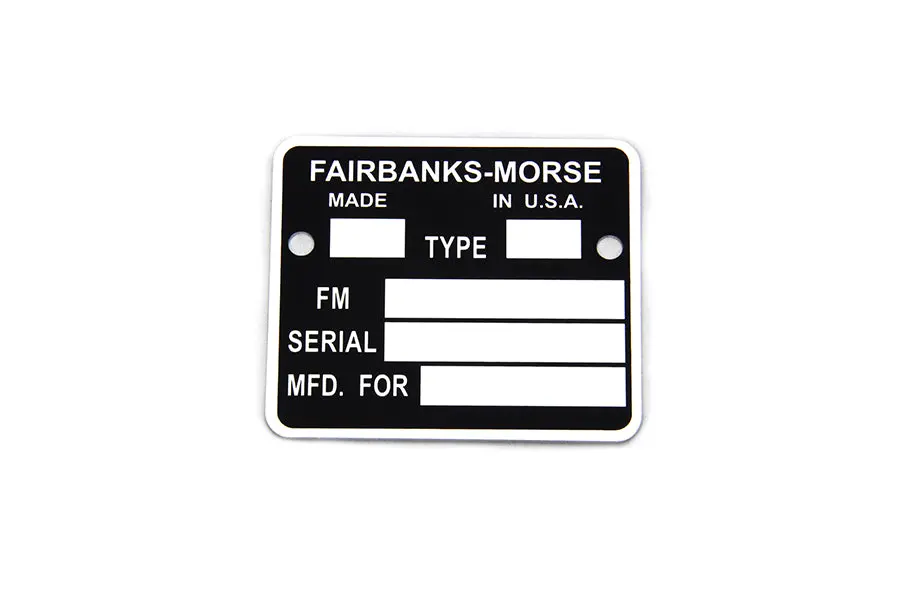 Magneto Name Tag - V-Twin Mfg. 1