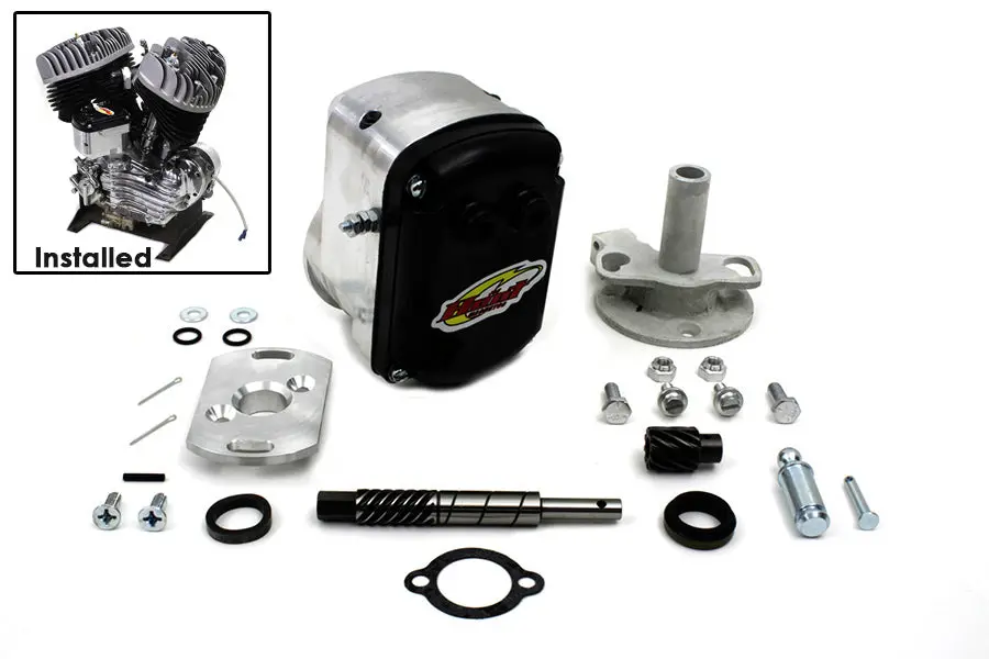 Magneto Assembly With Shaft And Fixed Mount Base - V-Twin Mfg. 1