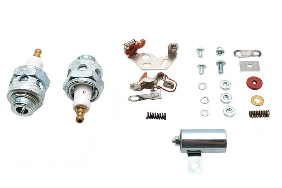 Ignition Tune Up Kit With Beck Spark Plugs - V-Twin Mfg. 1