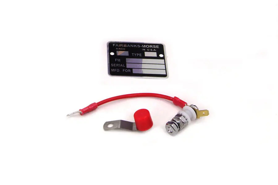 Magneto Red Button Kill Switch Kit - V-Twin Mfg. 1
