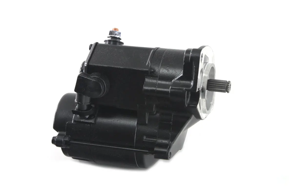 Volt Tech Starter Motor 1.4 Kw Black - V-Twin Mfg. 1