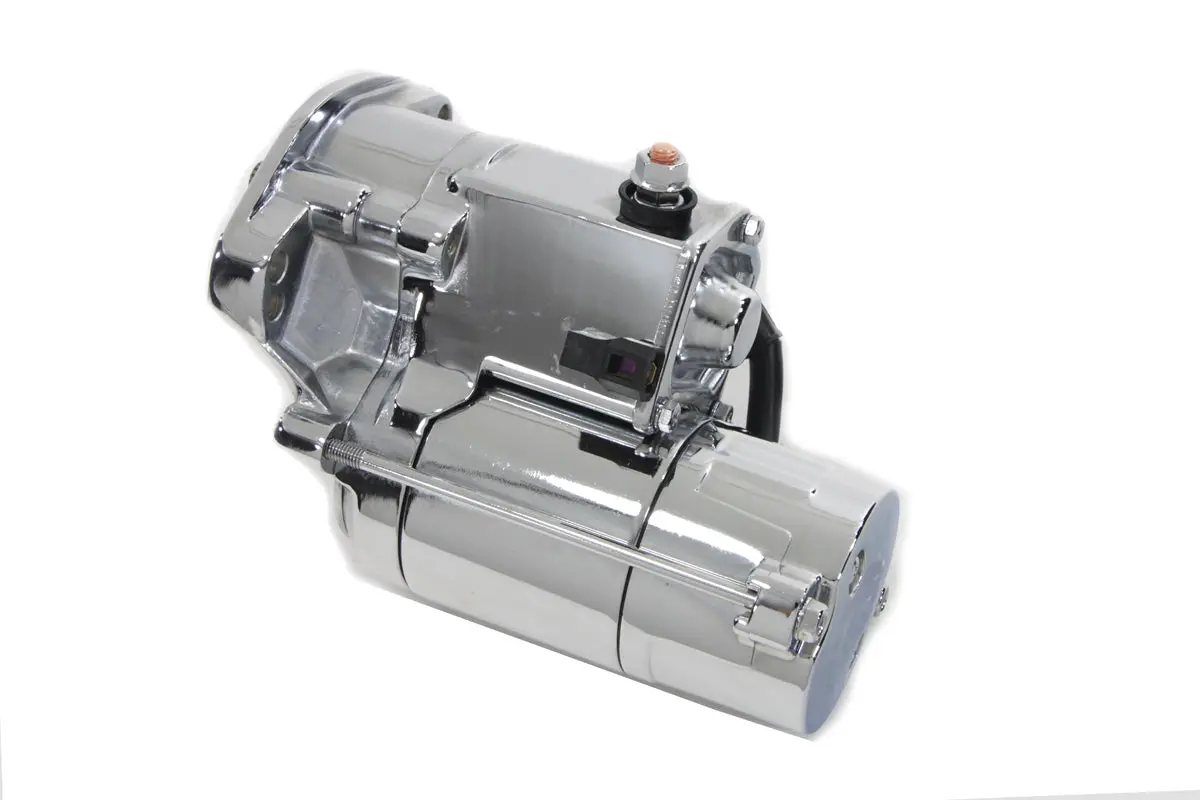 Volt Tech Starter Motor 1.8 Kw Chrome - V-Twin Mfg. 1