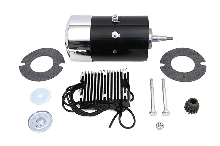 Black 12 Volt Xl Alternator Kit - V-Twin Mfg. 1