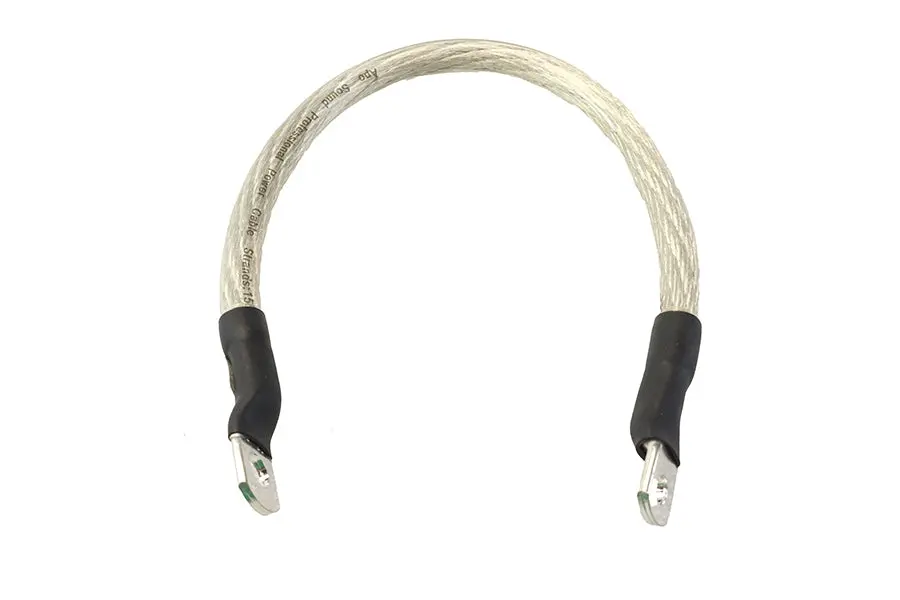Clear 14 Inch Flexible Battery Cable - V-Twin Mfg. 1