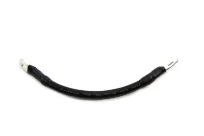 Black 12 Inch Flexible Battery Cable - V-Twin Mfg. 1