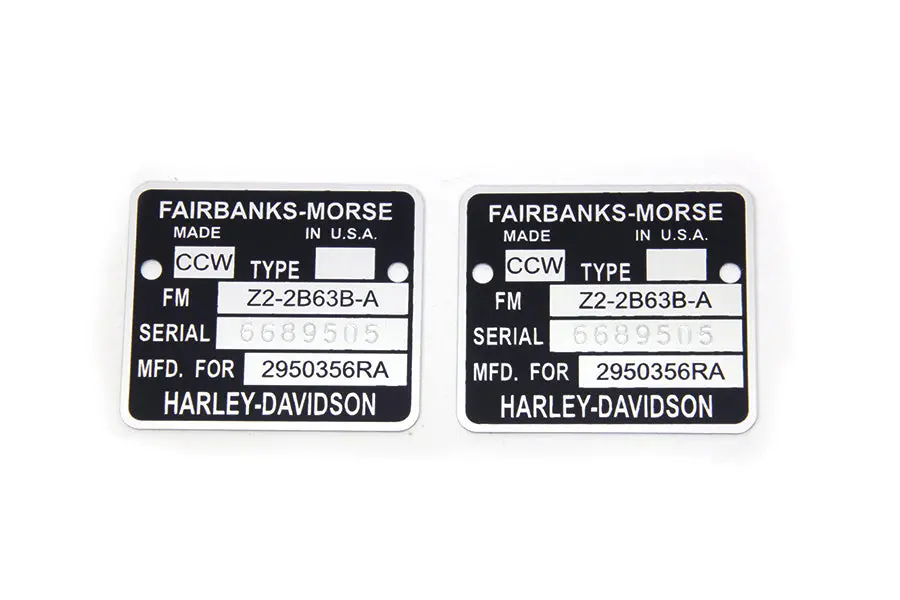 Magneto Name Tag - V-Twin Mfg. 1