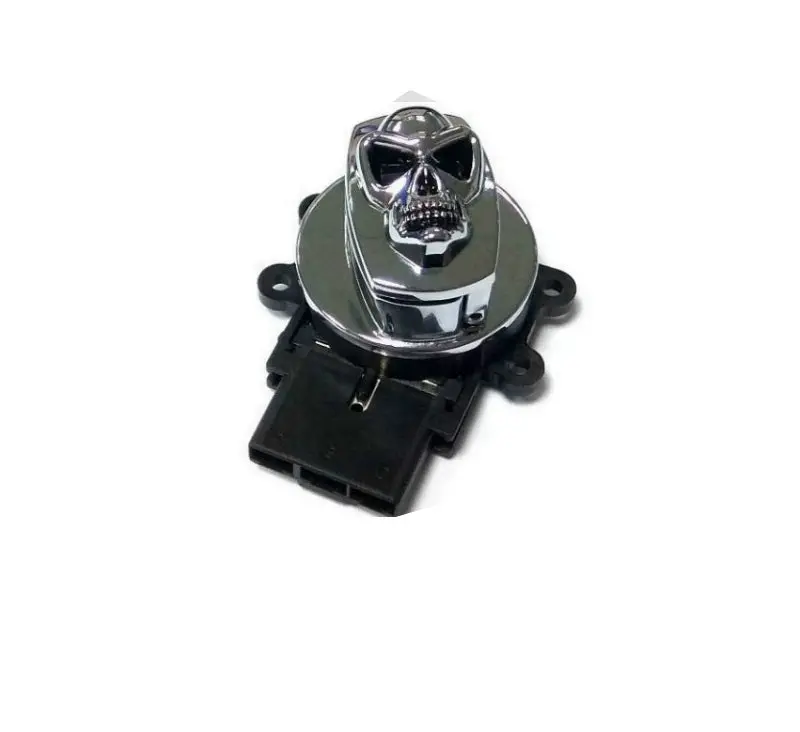 Chrome Ignition Switch With Chrome Skull - V-Twin Mfg. 1