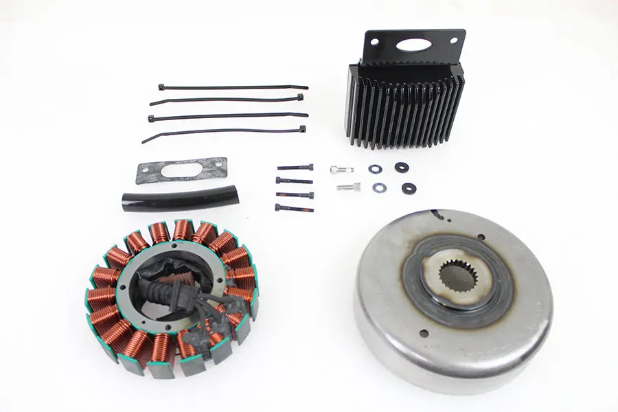 Flt 56 Amp Three Phase Alternator Kit - V-Twin Mfg. 1
