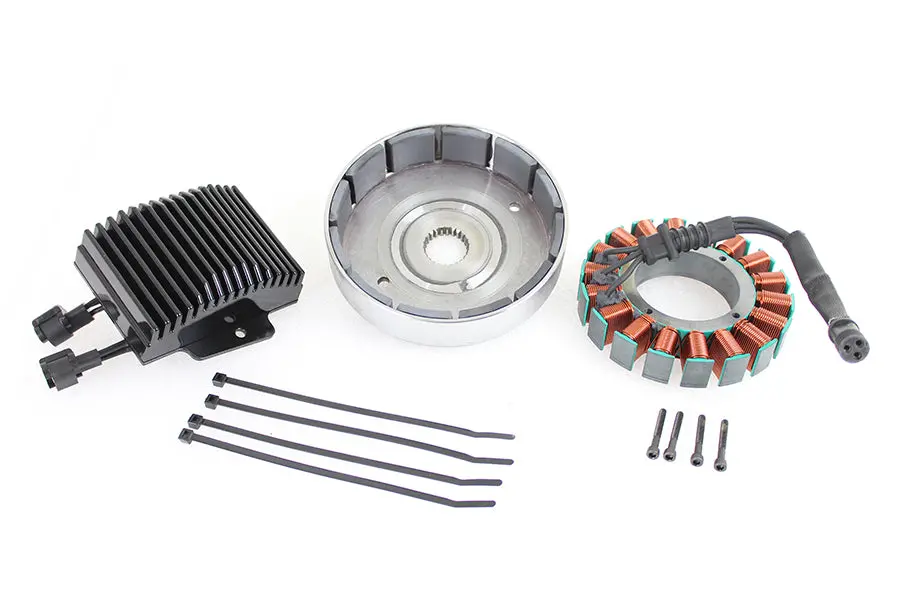 Fxst, Flst 50 Amp Three Phase Alternator Kit - V-Twin Mfg. 1