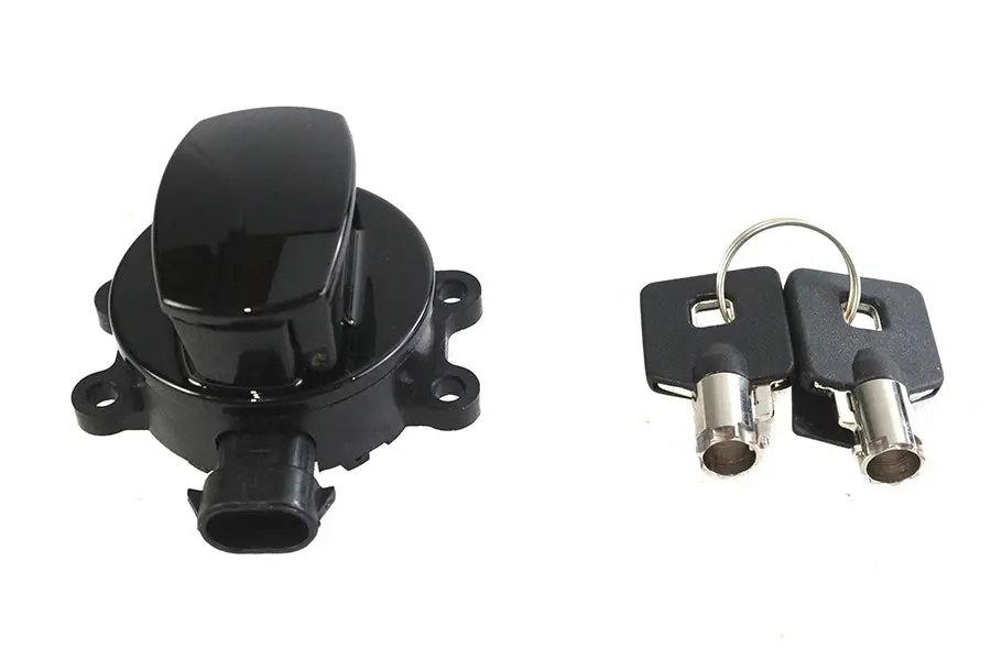 Side Hinge Ignition Switch Black - V-Twin Mfg. 1