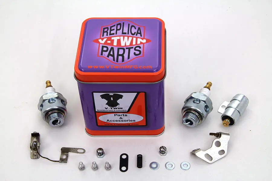 Ignition Tune Up Kit With Beck Spark Plug Set - V-Twin Mfg. 1