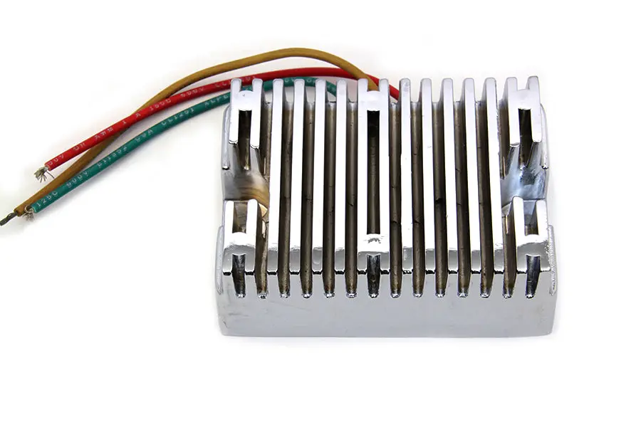 Volt Tech Chrome 6 Volt Regulator - V-Twin Mfg. 1