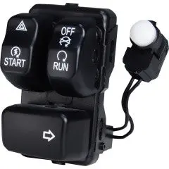 Right Side Handlebar Control Module Black - V-Twin Mfg. 1
