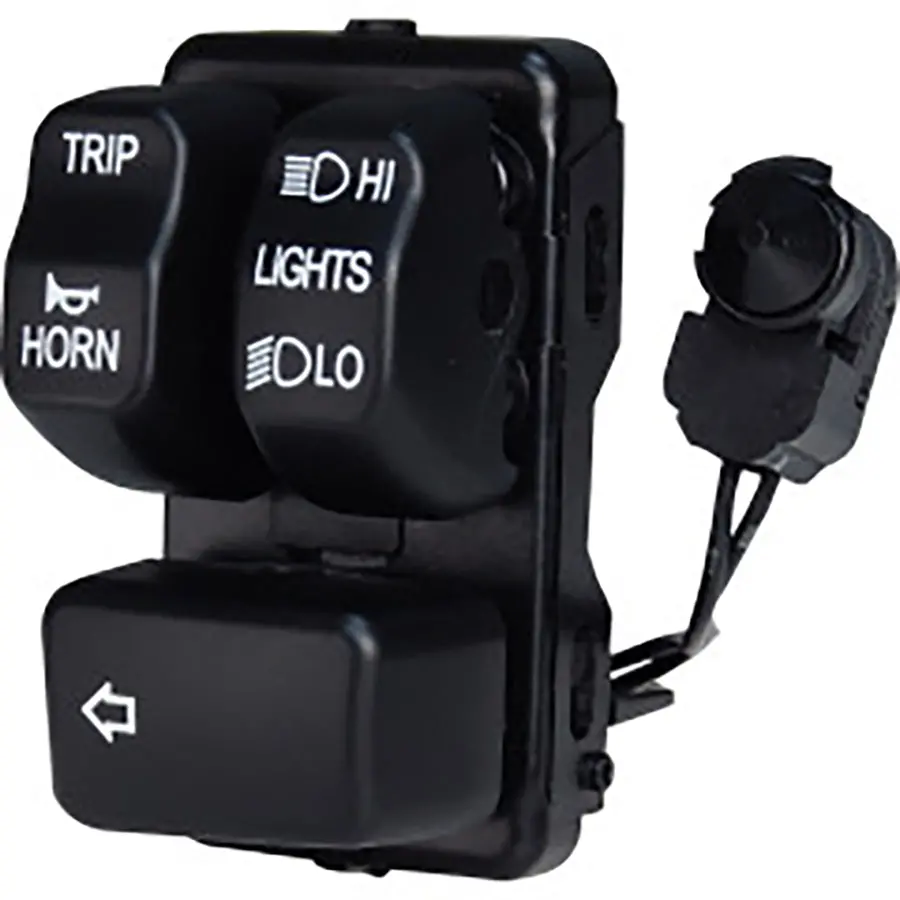 Left Side Handlebar Control Module Black - V-Twin Mfg. 1