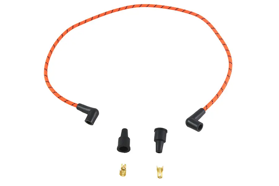 7Mm Braided Spark Plug Wire - V-Twin Mfg. 1