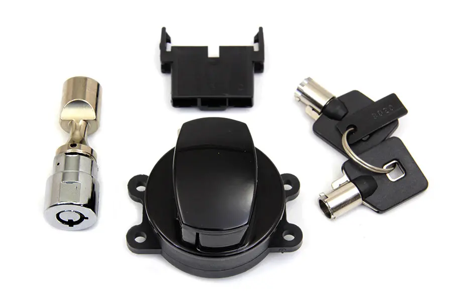 Hinge Ignition Switch Gloss Black - V-Twin Mfg. 1