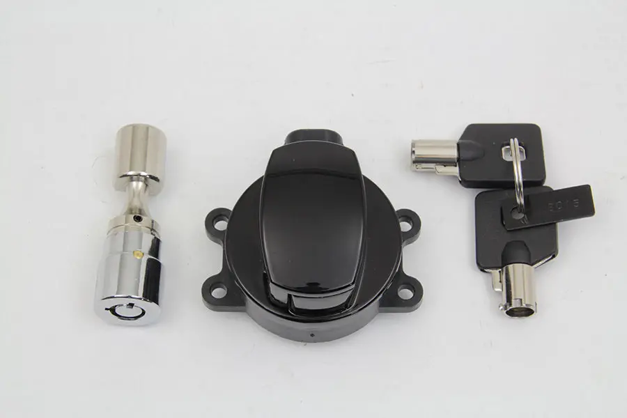 Ignition Key Switch Gloss Black - V-Twin Mfg. 1